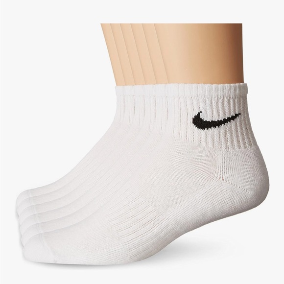 Nike Men's White Athletic Ankle Socks - Picture 1 of 1